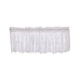 thumbnail image 1 of Window Curtain Short Kitchen Valance Drape Polyester Lace Flower Pattern Balcony Curtain for Home, 1 of 10