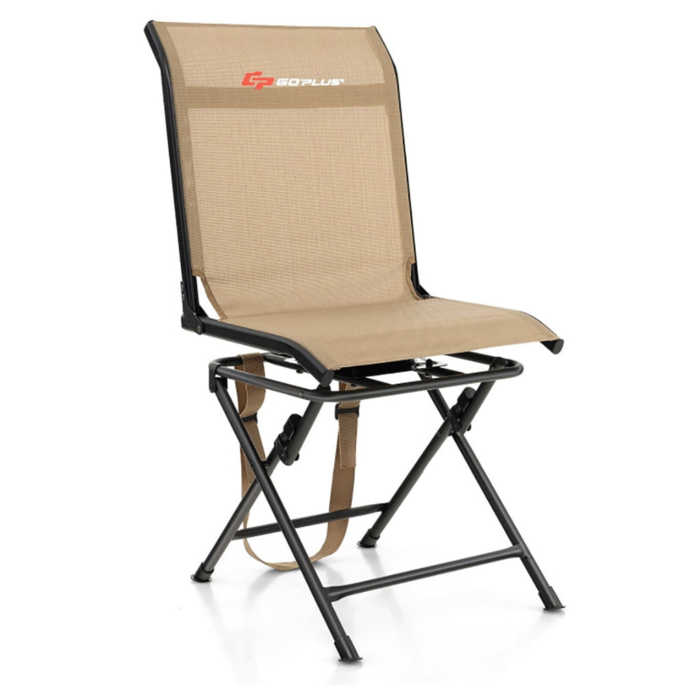 Aimee Lii All-weather Outdoor Foldable 360-Degree Swivel Chair with Iron Frame, Portable Chairs for Adults, Comfy Outdoor Chair, Brown Aimee Lii All-weather Outdoor Foldable 360-Degree Swivel Chair with Iron Frame, Portable Chairs for Adults, Comfy Outdoor Chair, Brown