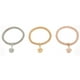 thumbnail image 3 of Pulseras de maíz pulsera enrollable con cuentas en capas pulsera elástica pulsera de cadena de palomitas de maíz plateada con cierre magnético para decoración ANGGREK Otros, 3 of 8