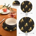 thumbnail image 3 of Unicorn 2 Pack Pot Holders Trivets, Heat Resistant Hot Pads for Kitchen Table Decoration Trivets for Hot Dishes/Pot/Bowl/Teapot/Hot Pot Holders, 7" + 9.45", 3 of 7