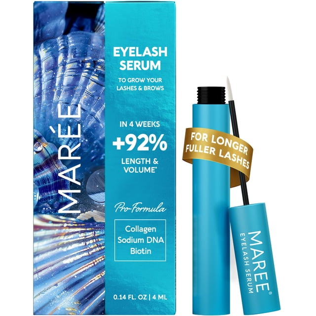 Sérum para pestañas MAREE para hacer crecer las pestañas y las cejas sin hormonas