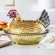 thumbnail image 4 of De Caramelo Con Forma De Pollo, De Postre De Mesa Multicolor De Vidrio Con Tapa, Tarro De Caramelo Para Tarro De Almacenamiento De Cocina, Tarros De Buffet De Dulces De Pascua,, 4 of 7