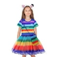 thumbnail image 2 of Girls Doll Cat T-shirt Skirt Sets Halloween Rainbow Costume Outfits 3-9Y, 2 of 6