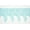 LIGHT BLUE, variant on 4.5" Gold Orange Gray Eggplant Embroidered Venice Lace Trim By 15" (CORAL)