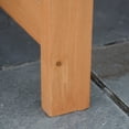 thumbnail image 6 of Outsunny 4.6' Wooden Garden Bench, 3 Seater Outdoor Patio Seat with Slatted Design for Deck, Porch or Garden, Natural, 6 of 9
