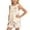 Beige A3, variant on Edvintorg Girls 2 Piece Outfits Cute Plaid Lightweight Crew Neck Sleeveless Casual Tank Top and Short Size 0-10