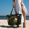 thumbnail image 5 of Kdxio Casino Cards 1 for Beach Bag for Women Large Beach Tote Bag Waterproof Sandproof Swim Bag with Zipper Pockets Beach Vacation Travel, 5 of 6