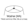 thumbnail image 2 of Cloth & Wire SI08888 Slant Inverted Corner Oval Softback Lampshade with Washer Fitter, Egg, 2 of 4