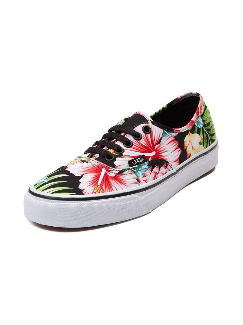 Vans Authentic Classic, Floral/Black, Men's Ankle-High Canvas