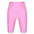 thumbnail image 3 of Sxiwei Men Glossy Shorts Bicycles Cycling Short Leggings Tights Boxer Underpants Workout Pants Pink M, 3 of 5