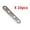 10pcs, variant on 10/20pcs Flat Straight Brace Brackets, Repair Fixing Brackets, Used for fixing and connecting furniture tables, chairs