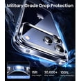 thumbnail image 3 of Funda transparente Mkeke para iPhone 17 Pro Max, protección de grado militar, 3 of 6