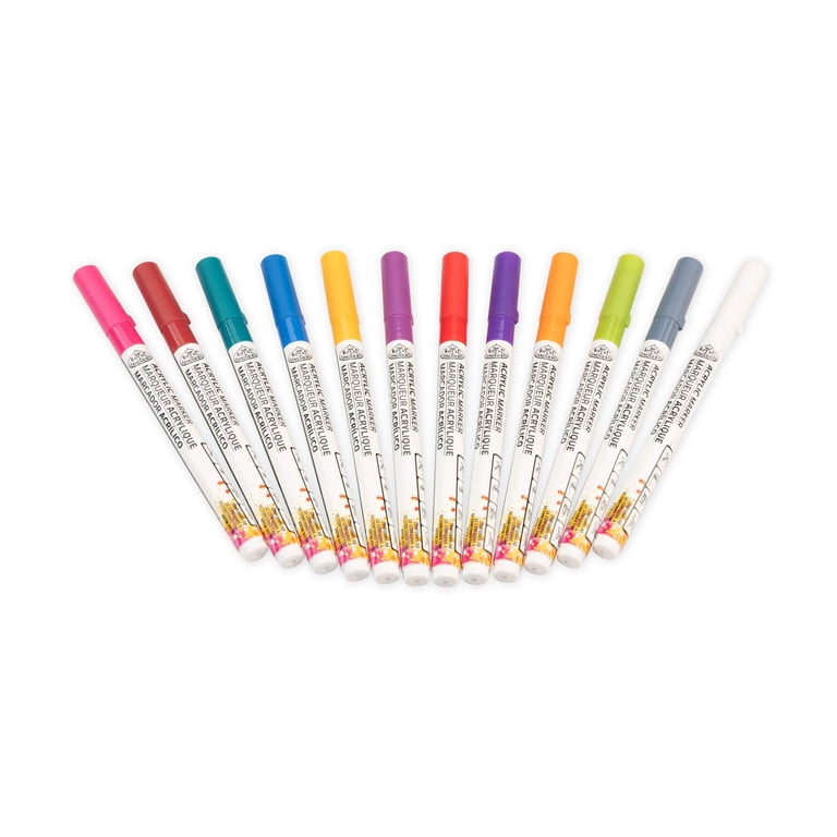 Royal & Langnickel Acrylic Jewel Markers, 12 Colors photo 4