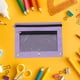 thumbnail image 4 of Estuche para lápices de 3 anillos con compartimentos dobles con cremallera, ventana transparente y cremallera de metal para fácil acceso, perfecto para suministros educativos y organización, 4 of 8
