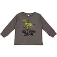 thumbnail image 3 of Inktastic Gigi and Poppy Love Me Dinosaur Boys Long Sleeve Toddler T-Shirt, 3 of 5