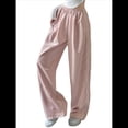 thumbnail image 3 of Pantalones de Paracaídas para Mujer, Pantalones Holgados de Pierna , Pantalones Deportivos con Cintura Elástica Y2K, Pantalones Deportivos, Ropa de Calle Rosa S, 3 of 9