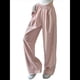 thumbnail image 3 of Pantalones de Paracaídas para Mujer, Pantalones Holgados de Pierna , Pantalones Deportivos con Cintura Elástica Y2K, Pantalones Deportivos, Ropa de Calle Rosa M, 3 of 9