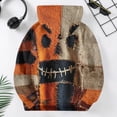 thumbnail image 3 of Grblisyd Boys Halloween Patchwork Stitch Smile Face Hoodies Kids Cute Hooded Sweatshirts Pullover Long Sleeve Tops with Kangaroo Pocket, 3 of 4