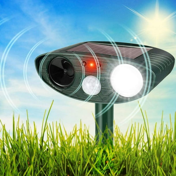 Mistaha Cat Scarer Cat Repellent Ultrasonic Solar Powered Animal