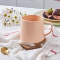thumbnail image 3 of Stone + Lain Delilah Porcelain Collection Dish Set, 6 Mugs Service for 6, Pastel Orange, 3 of 6