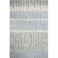 thumbnail image 1 of Bashian R129-GYBL-4X6-HG369 3.9 x 5.9 ft. Greenwich Collection Contemporary Wool & Viscose Hand Tufted Area Rug, Grey & Blue, 1 of 1