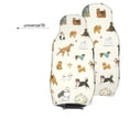 thumbnail image 6 of Pofeuu Dogs Funny Pets Print Automotive Car Seat Covers Flat Cloth Full Set Seat Covers,Car Seat Covers front seats for Cars Trucks and SUVs(Two packs), 6 of 7