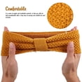 thumbnail image 4 of PTOOTP Comfortable Knitted Headbands - Assorted Colors, Breathable Woolen Yarn 5Pcs, 4 of 5