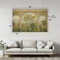 thumbnail image 2 of Rustic Farmhouse 8 Pack Art Acoustic Panels Sound Absorbing Mughal garden plants tree Watercolor Tropical Plant Decorative Soundproof Wall Panels Self Adhesive for Nursery Game Room Bedroom 48"x32", 2 of 7