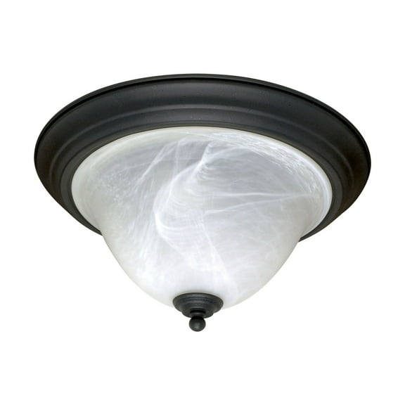 60/383 Nuvo Lighting Castillo-Two Light Flush Mount-15.25 Inches Wide by 8 Inches High