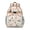 Beige-9, variant on Floral Dog Design Backpack Watercolor Puppy Pattern with Geometric Patterns for Student