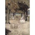 thumbnail image 2 of Illustration, Peter Pan In Kensington Gardens Print By ® The Sharp Illustration Collection  Mary Evans Picture Library, 2 of 4