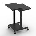 thumbnail image 7 of Luxor Office Desk Adjustable Height Presentation Workstation - Gray, 7 of 7