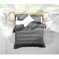 thumbnail image 4 of Juego de cama abstracto gris oscuro y negro, 4 of 4