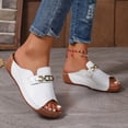 thumbnail image 1 of MKLEKYY Sandalias de Mujer de Verano para Mujer, Zapatos Casuales de Punta Abierta, Cuñas, Zapatos de Playa Cómodos, Sandalias, Zapatillas 75, 1 of 4