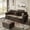 Brown, variant on 82.6" Mid-Century Modern Chesterfield Style Velvet Sofa with Nailhead Trim and Rolled Armrests, Button Tufted 3-Seat Couch with Pillows for Living Room, Brown