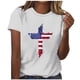 thumbnail image 2 of Haivin Women's Casual Short Sleeve Shirts Crew Neck Vintage Print Pullover Top Summer Fashion Outfits Clothes, 2 of 5