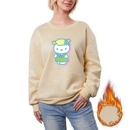 

Hello Kitty Plush And Thickened Women S Niche Casual New Top