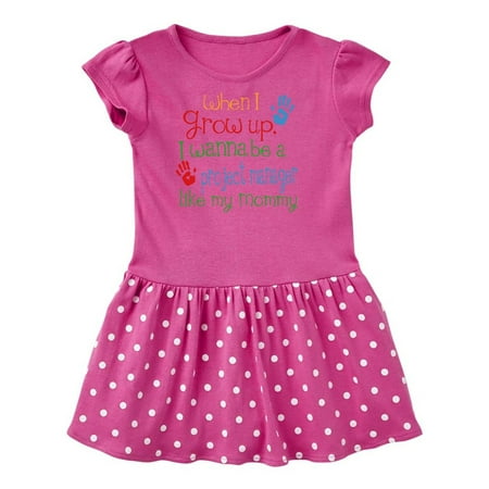 

Inktastic Project Manager like Mommy Gift Toddler Girl Dress