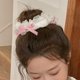 thumbnail image 5 of Elásticos para el pelo, bonito lazo, exquisito y duradero, soporte para cola de caballo para mujeres y niñas, uso diario, color beige, 5 of 5