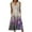 White,Purple, variant on Uaswgudfs Sleeveless V-Neck Midi Dress for Women - Button Front Tank Style with Flowy Summer Casual Hem & Knee-Length Sundress Design