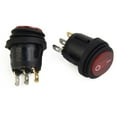 thumbnail image 6 of REd LED 12V 20A Car Boat ON/OFF Round Waterproof Rocker Toggle Switch, 6 of 6