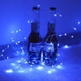 thumbnail image 3 of Morttic Solar String Lights Outdoor, 33Feet 100 LED Copper Wire Lights, Solar Powered Fairy Lights, Waterproof Solar Christmas Decoration Lights for Garden Yard Party Wedding (Blue), 3 of 8