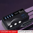 thumbnail image 1 of Yimiti Car Inverter Power Inverter 12V To 110V Car Outlet Adapter 12V Inverter-Black, 1 of 8