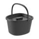 thumbnail image 4 of Silla con inodoro, cubo, bacinilla, práctica, con tapa y asa, asiento de inodoro ligero Negro, 4 of 9