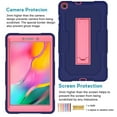 thumbnail image 2 of ELEHOLD Samsung Galaxy Tab A7 Lite Case 8.7 inch for Kids, Hybrid Shockproof Rugged Drop Protection Cover with Kickstand for Samsung Galaxy Tab A7 Lite 8.7" SM-T220/T225/T227 2021,Navy + Rose, 2 of 4
