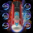thumbnail image 7 of TLUDA Waterproof Automatic Male Masturbator Cup with 7 powerful Thrusting Sucking Modes Mens Vibrating Stroker Sex Toys Red, 7 of 7