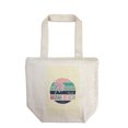 thumbnail image 1 of Miami, Florida, Beach, Contour (100% Cotton Canvas Reusable Tote Bag), 1 of 3