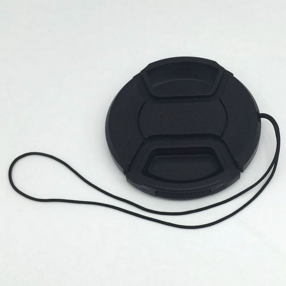 58mm Lens Cap 2 Pack Snap-on Front Camera Lens Cap for Canon Nikon Sony Olympus Fujifilm Lens Replace Canon E-58 II Model Lens Cap