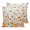 Beige, variant on Pillow Covers 24x24 Set of 2, Orange Green Fall Throw Pillow Covers Decorative Couch Cushion Cover, Pumpkins Maple Leaf Thanksgiving Microfiber Soft Square Pillowcases for Bedroom Living Room Sofa