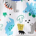 thumbnail image 4 of TOWED22 Toddler Baby Boy Clothes Dinosaur Truck Print Short Sleeve T-Shirt Tee Elastic Shorts 2pcs Outfits(Dark Blue,18-24 M), 4 of 4